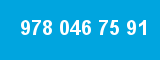 978 046 75 91 978 046 75 91